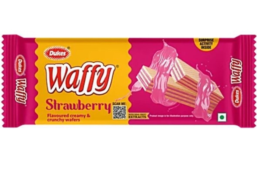 Dukes Waffy Wafers Strawberry 55g